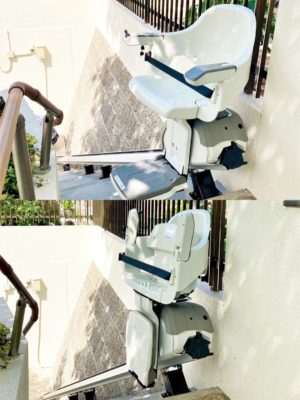 階段昇降機、屋外階段リフト、福祉用具