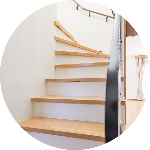 detached house stairs