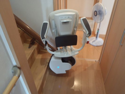 階段昇降機(設置後)