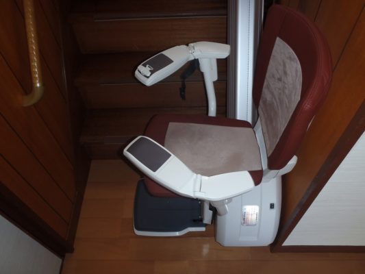 階段昇降機（設置後）