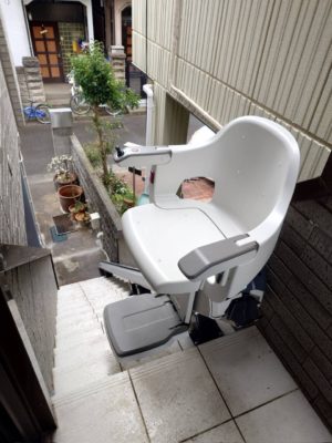 階段リフト 直線型 屋外用