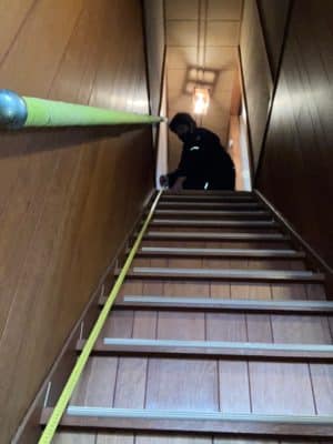 愛媛県　階段　実測