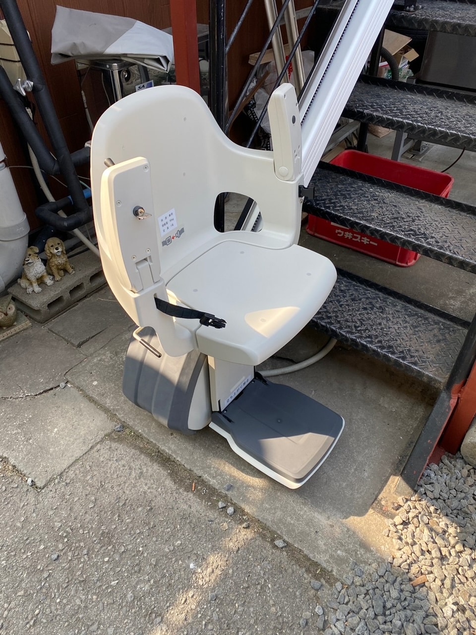 階段昇降機　屋外用　アウトドア