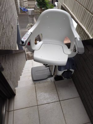 階段リフト 直線型 屋外用