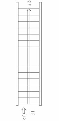 階段　踊り場有